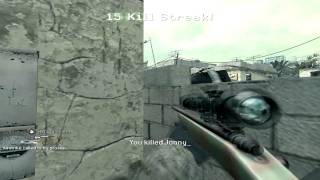 Call of duty 4 TDM: Snipedomination 84-7