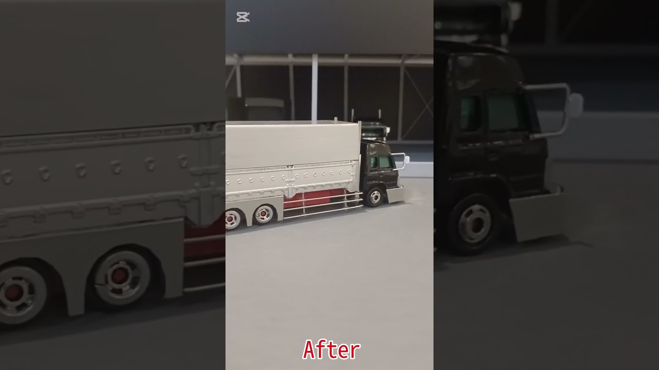 家畜運搬車を改造してみた！ #トミカ #改造 #デコトラ #トラック