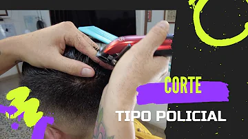 ¿Cómo se llama el corte de pelo de un policía?