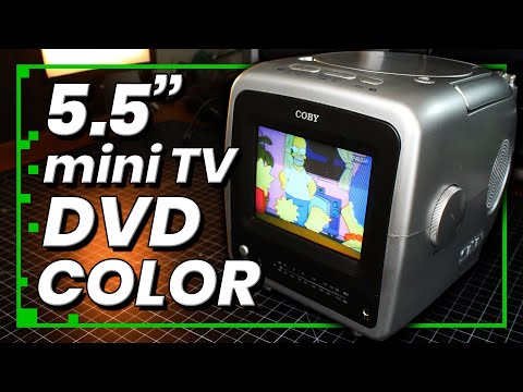 📺 Mini TV a color PORTÁTIL con DVD - COBY (TV-DVD1260) ¿La mejor tv  portátil? - elrafias 