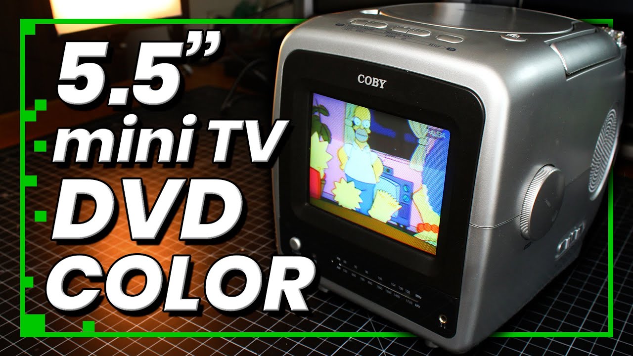 músculo Enfermedad canal 📺 Mini TV a color PORTÁTIL con DVD - COBY (TV-DVD1260) ¿La mejor tv  portátil? - elrafias - YouTube