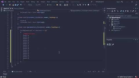 Clicker game tutorial using C# (part 2/4)