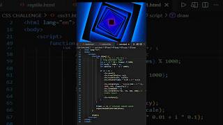 Quadratic LOOP Animation using with HTML CSS and JavaScript //#shortfeed @VTECHCODER-Si