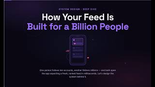 Full How Social Media News Feed works (Facebook, Instagram, X) : System Design in 10mins Update