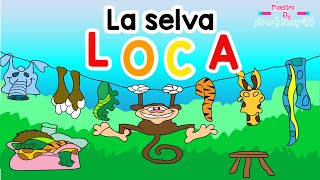 Cuento para niños "LA SELVA LOCA" 🐒 || Había Una Vez... || Maestra Ely screenshot 2