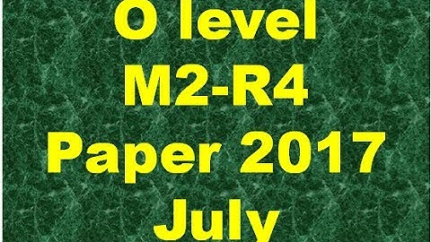 O Level Doeacc/Nielit  M2-R4 Question Paper July 2017 Hindi Or English
