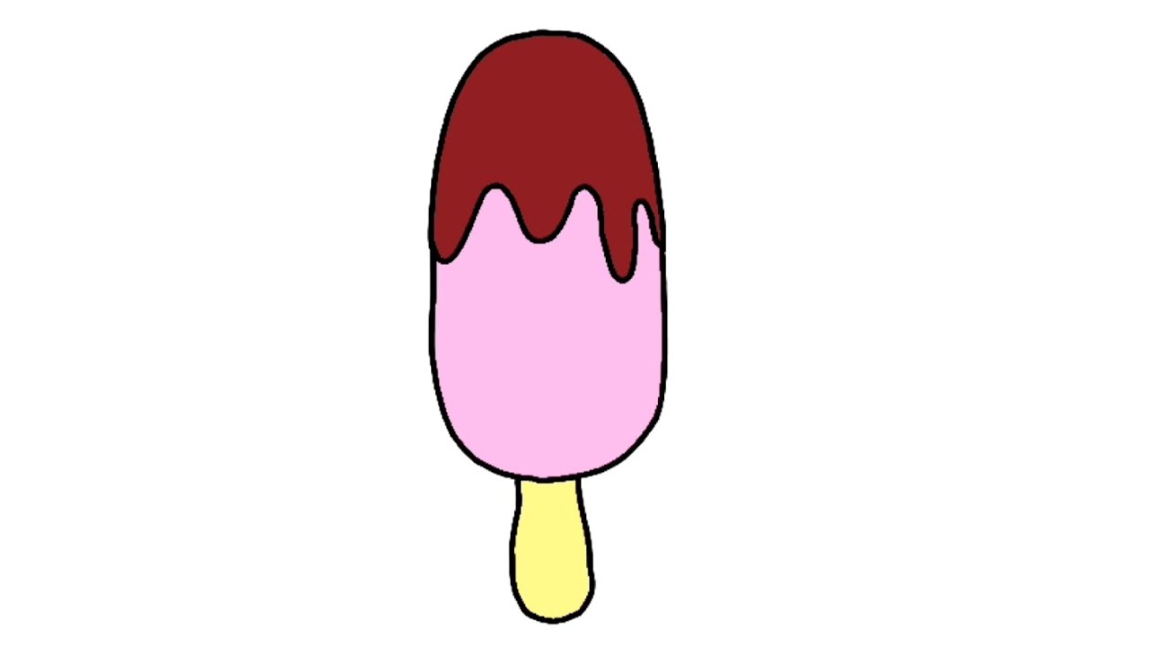 🍦 Cute Ice Cream Drawing for Kids | Easy Popsicle Drawing Step by Step | Drawing for Beginners