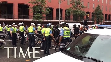 Counter-Protesters Dwarfed A White Nationalist Rally In Washington | TIME