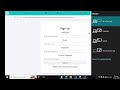 sign up form in HTML and CSS