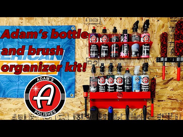 Adam's Polishes Bottle Organizer | Metal Bottle Rack for Bottles