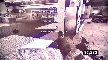 Mw3: AON 33 SEC 20 STREAK WORLD RECORD FAIL!!!!! XrS SUBMISSION LOL