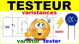 Faire un testeur de varistance électronique - To make an electronic varistor tester Resimi