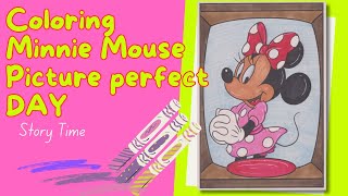 Coloring Minnie Mouse’s Picture Perfect Day 🌸 | Disney Storytime Fun for Kids