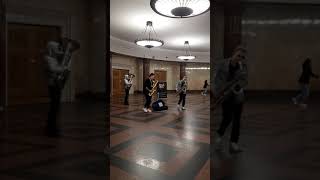 Music in Moscow metro. 2019