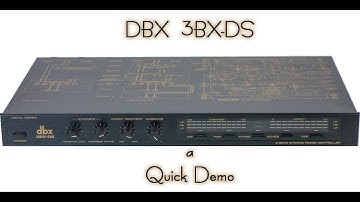 dbx 3BX DS Demo: Hammy Technoid Talks