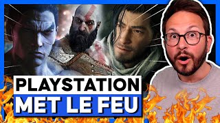 PLAYSTATION MET LE FEU ???? God of War Ragnarok, Tekken 8, Hogwarts Legacy, Rise of the Ronin...