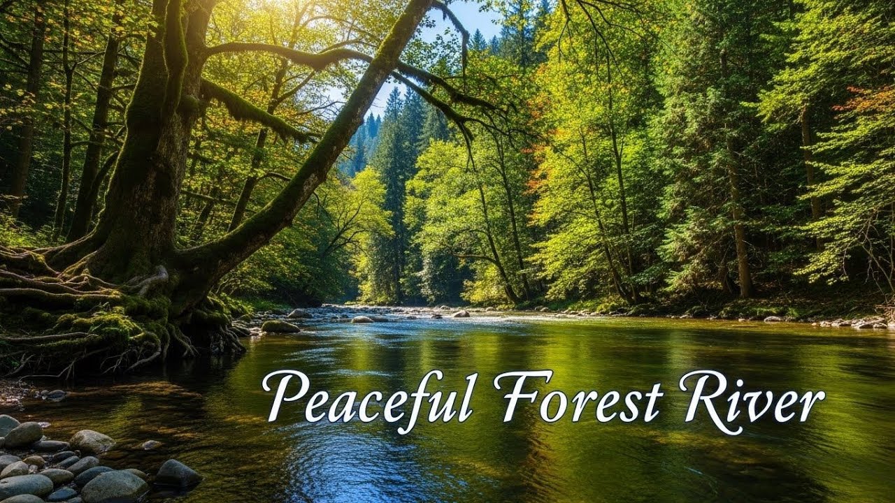 Calm Flowing River 🌿 Peaceful Natural Ambience for Meditation and Deep Sleep #241