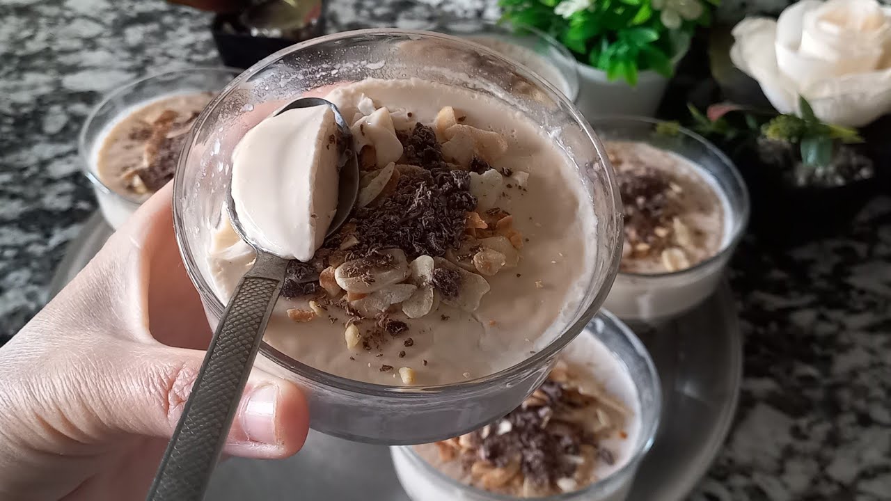 تحلية رمضان 2026 في الكؤوس بالكريمة 😍 سهلة وسريعة بدون فرن بشكل راقي ولذيذة🌙