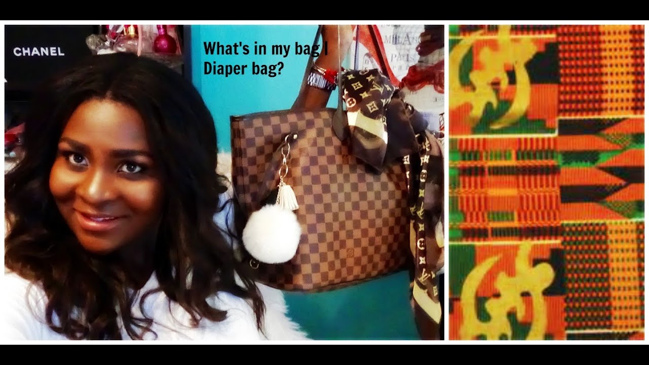 WHATS IN MY BAG, LOUIS VUITTON DIAPER BAG