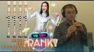 Video voorbeeld van "RITMO ROBOTICO Yo Soy Franky  en Flauta dulce + Notas Explicadas"