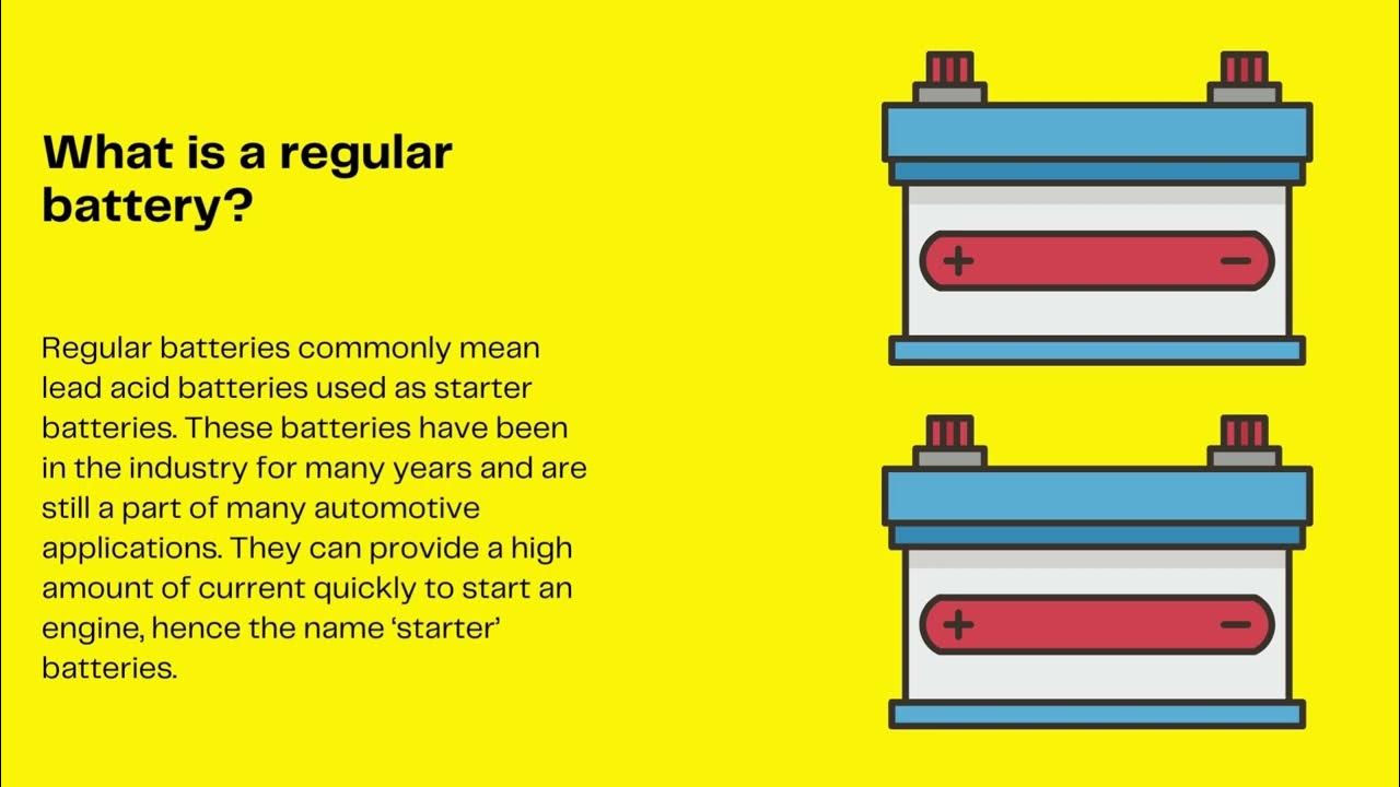 Battery Comparison Deep Cycle vs Regular Batteries YouTube
