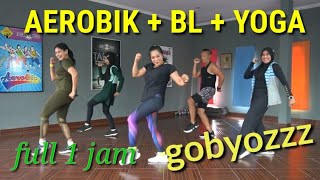 AEROBIK + BL + YOGA | Menurunkan Berat Badan | Senam bakar lemak | Tinydance