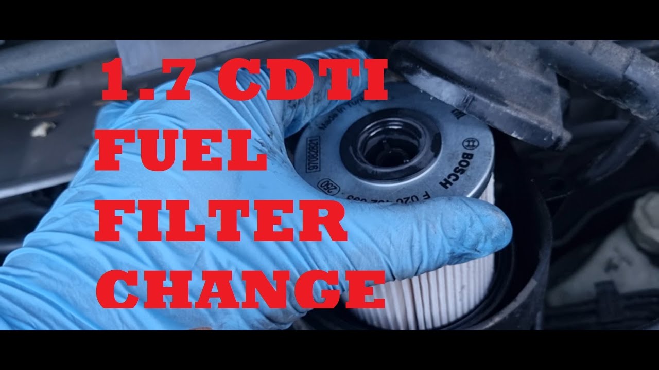 1 7 CDTI Fuel Filter Change Zafira B Vauxhall Opel Chevrolet 1-7-cdti-fuel-filter-change-zafira-b-vauxhall-opel-chevrolet