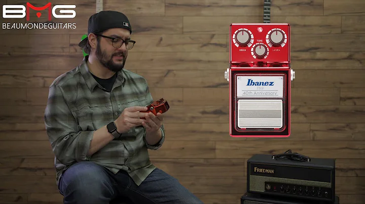 Ibanez TS9 40th Anniversary Tube Screamer Overdrive Demo