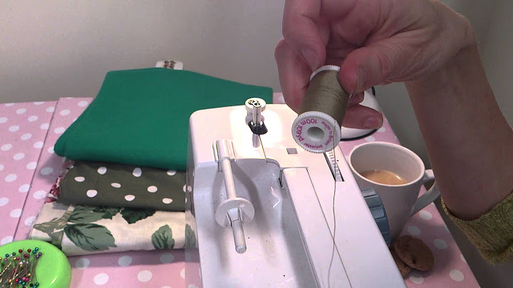 How to avoid catching thread in the notch on cotton reel