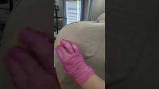 Cleaning Sticker Residue From My White Leather Couch