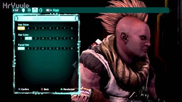 Defiance (PS3 BETA) - Irathient Male character customization.