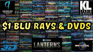 $1 Blu Rays & DVDs - Out of Print DVDs - Blu Ray TV Series Unboxing Amazing Pawnshop Pickups!