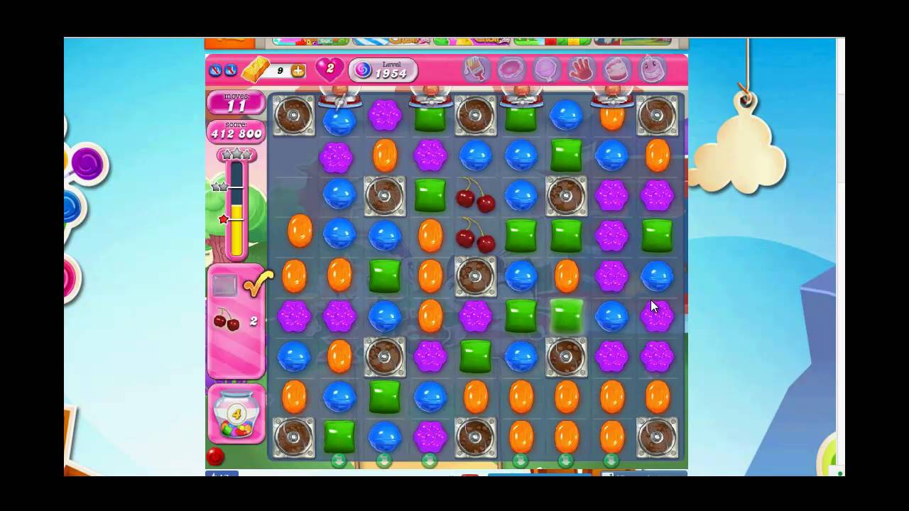 Candy Crush Level 1954 NO BOOSTERS YouTube