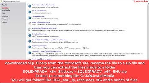 SQL Server Installation - What is the Installation Media Folder?