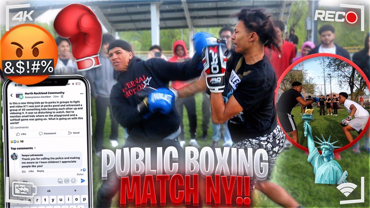 I HOSTED A PUBLIC BOXING MATCH!!!
