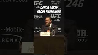 Conor McGregor SHOCKED When Asked About Nikita Hand Lawsuit