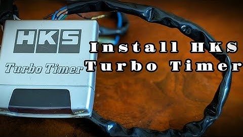 R32 Skyline - Install HKS Turbo Timer