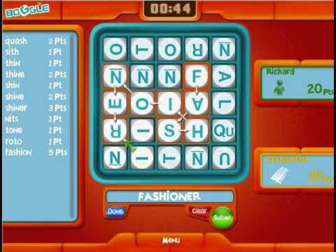Boggle (iWin) Music: Quirky 2