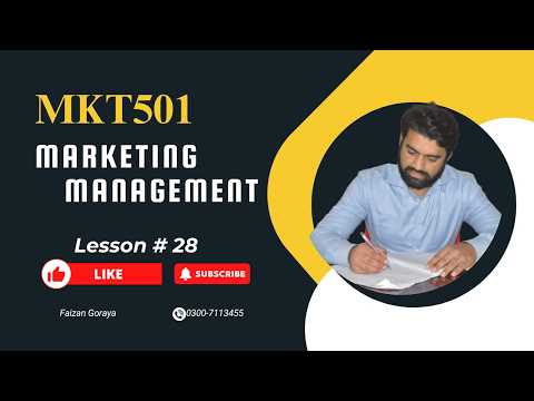 MKT501 Lesson 28: Advertising || Marketing Management || Short Lecture