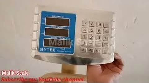How to Calibration 100 Kg Digital Weighing Scale @malikscale