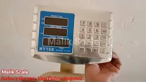 How to Calibration 100 Kg Digital Weighing Scale @malikscale
