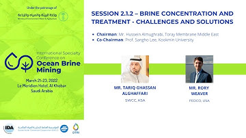 International Specialty Conference on Ocean Brine Mining - Speakers