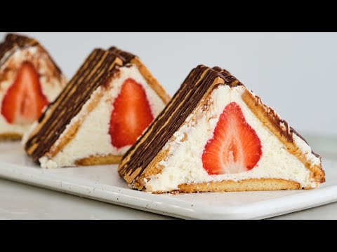 You will be enthusiastic! Dessert in 5 minutes. No oven, no gelatin! Cake without baking