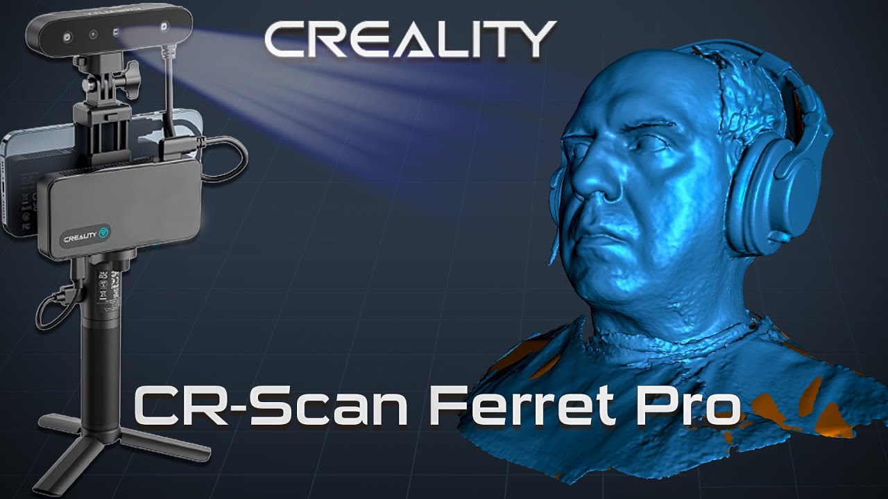 Scanner 3D Creality CR-Scan Ferret Pro, Comme Neuf, Ouvert Mais Jamais Utilisé