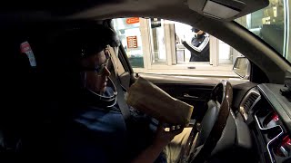 24 Hour Jack in the Box Drive Thru Egg Rolls, Burger King, Whoppers, Tucson, Arizona, GX038532
