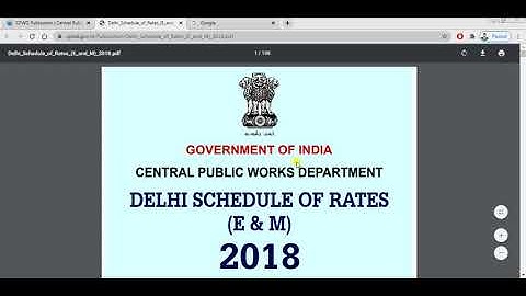 Schedule of Rates Discussion with Demo