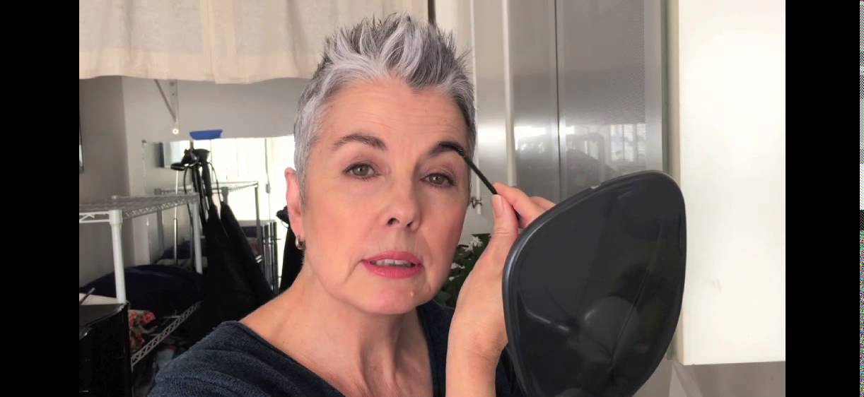 Quick Eyebrow Color Tint Grey Hairs Using Just For Men Youtube