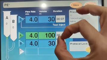 Contrast injection rate and timing for CT studies