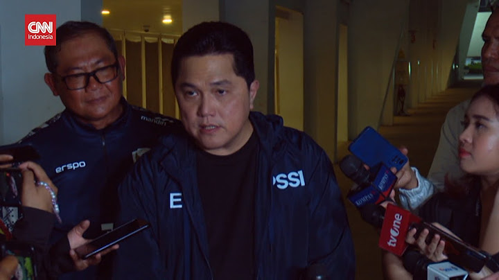 Erick Thohir Buka Suara Soal Eliano Reijnders Tak Dimainkan STY