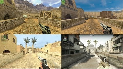 de_dust over time (CS 1.6 - CS:CZ - CS:S - CS:GO)